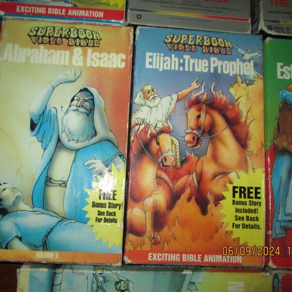 VHS TAPES BIBLE STORIES 10 TAPES/$10 - Picture 4 of 6